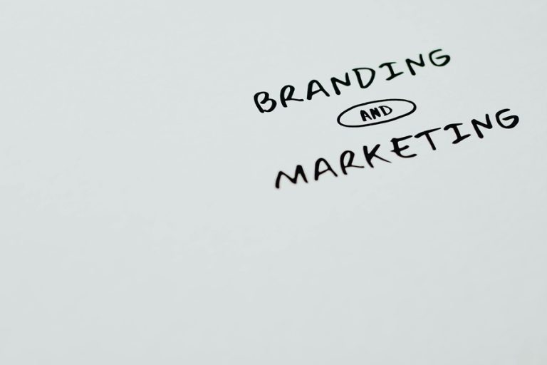 Small Business Marketing Company in Stuart Florida A White Board with Branding and Marketing Written in a Corner