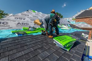 SEO Services for Trade Companies in Stuart Florida Roofers Working on a Roof