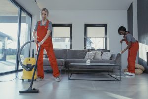 SEO Services for Trade Companies in Stuart Florida Two People Cleaning Inside a House